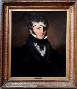 Portrait d'homme, huile sur toile, après la restauration                     