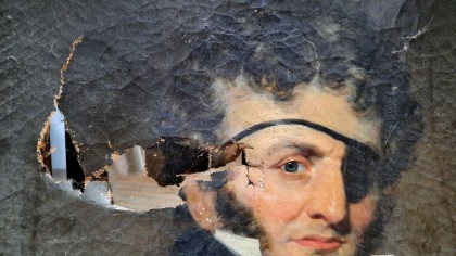 détail de la déchirure                       