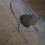 chaise design en fer forgé