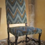 chaise basse Louis XIII, piètement "os de mouton"