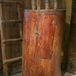 Tronc d'arbre évidé avec petite porte. Rajasthan